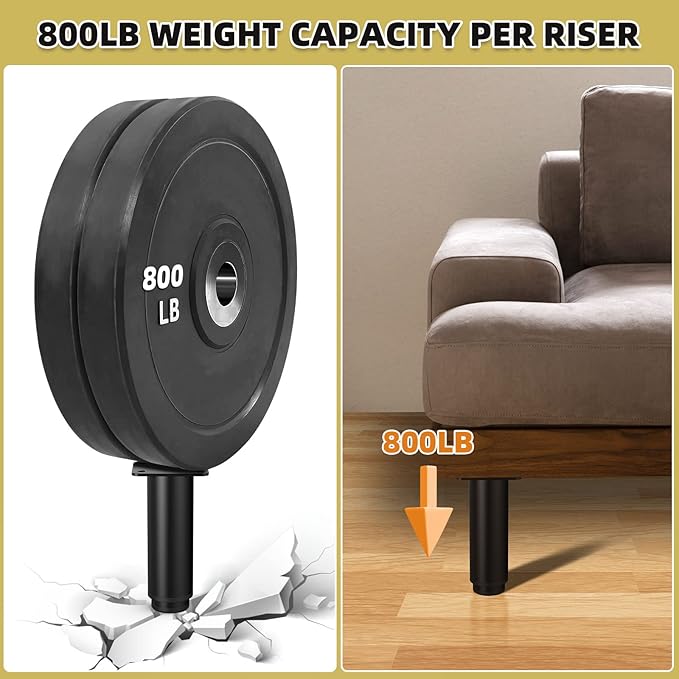7"-12" Metal Adjustable Furniture Legs, Adjustable Height Replacement Legs