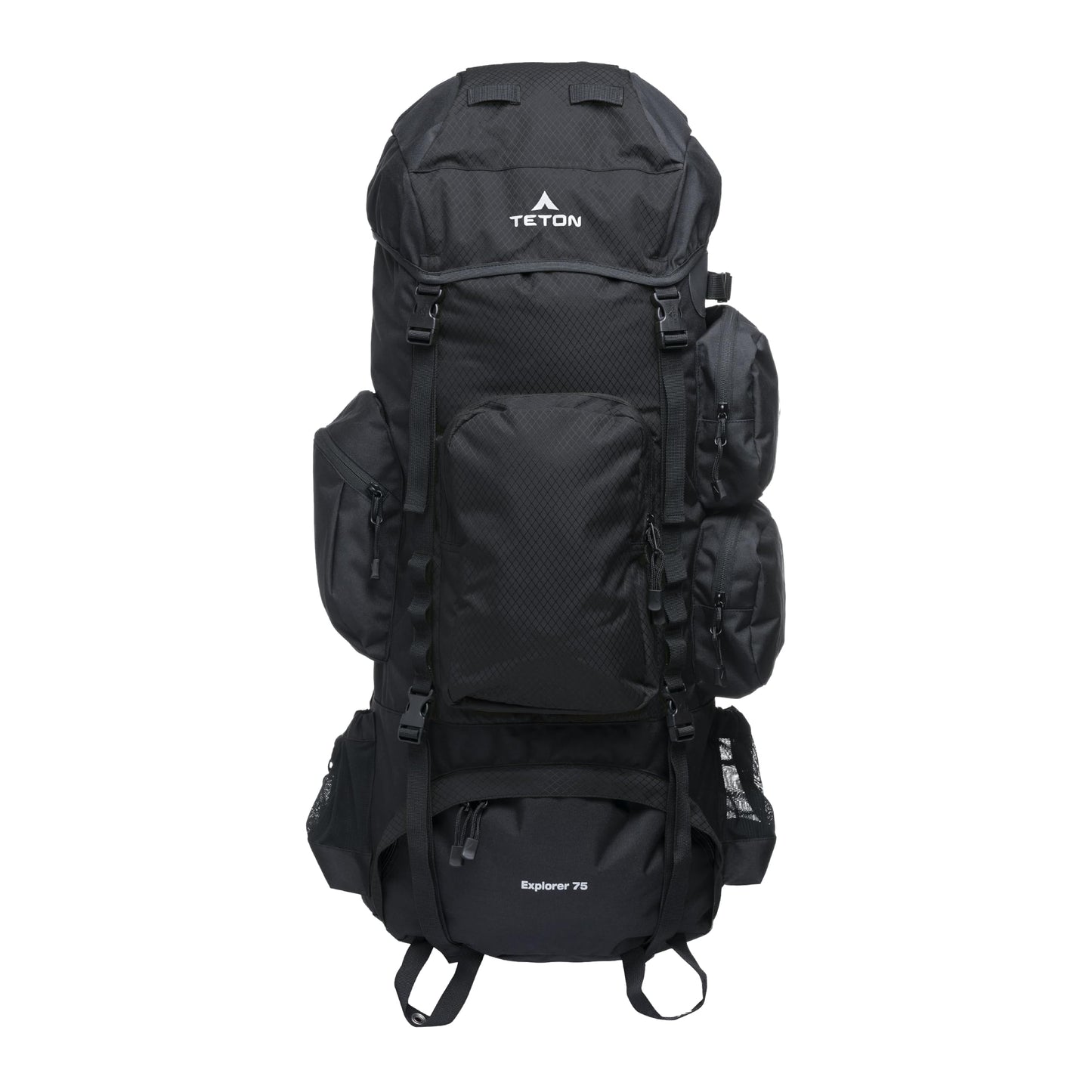 Teton 75L Explorer Internal Frame Backpack for Hiking, Camping, Backpacking, Rain Cover Included