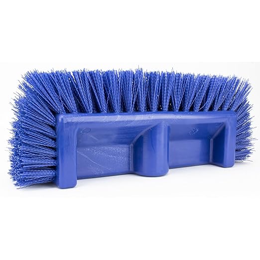 SPARTA Multi-Level Tile Scrub Brush 12" Wide Brush Head, Heavy-Duty Tile