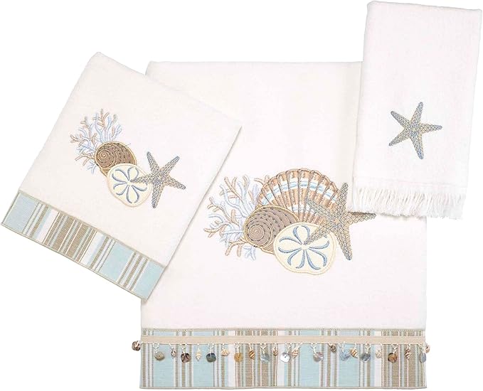 Avanti Linens - Hand Towel, Soft & Absorbent Cotton Towel, Coastal Inspired