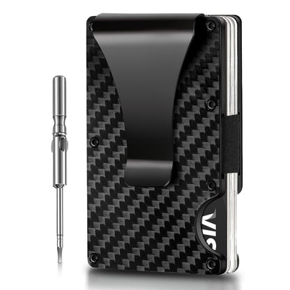 Vebel Credit Card Holder| Minimalist Wallet| Wallets, Card Cases & Money Organisers| RFID Wallet for Men| Slim Wallet| Wallets for Men UK| Carbon Fiber Wallet| RFID Card Holder| Card Holder Wallet