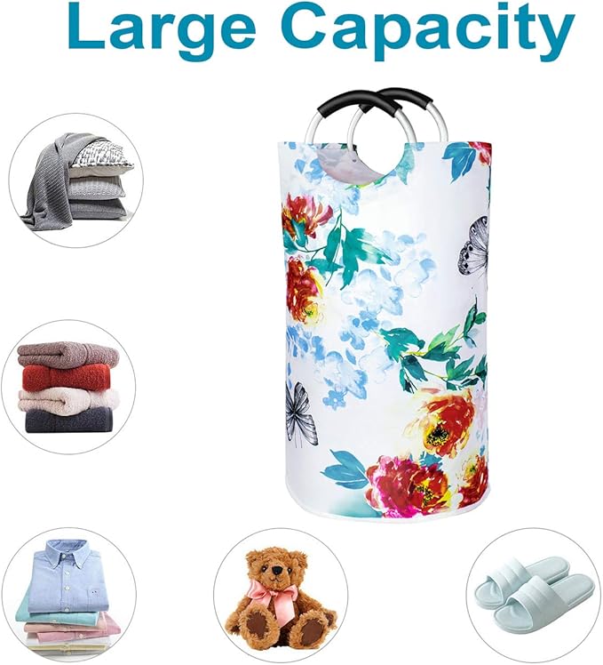 Dalykate Large Laundry Basket 82L Collapsible Oxford Fabric Laundry Hamper