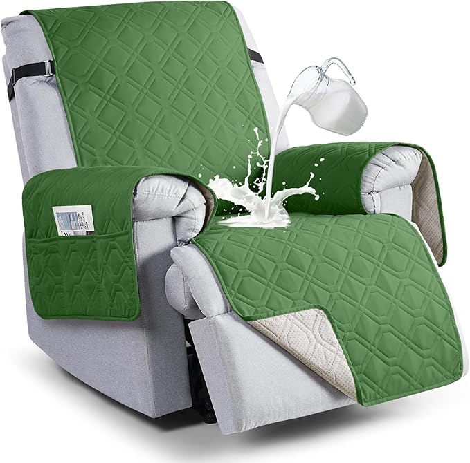 VANSOFY 100% Waterproof Recliner Chair Covers, Recliner Cover Non-Slip Dog