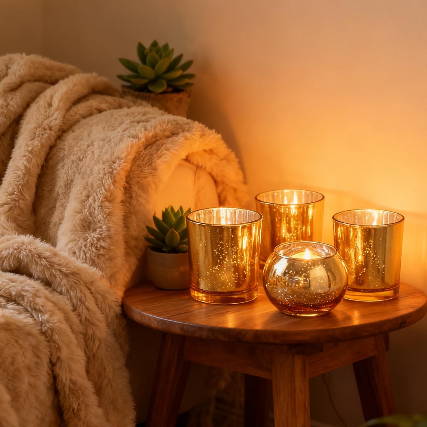 12PCS Assorted Gold Votive Candle Holders,Tealight Candle Holders for Table Centerpieces,Home,Bridal Shower,Birthday,Christmas,Thanksgiving Party Table Decor (12, Gold)