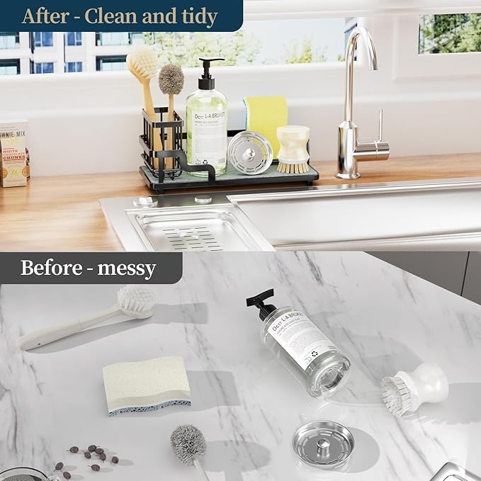 Consumest Sponge Holder for Kitchen Sink