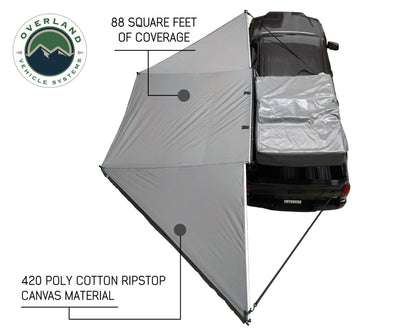 OVS Nomadic 180 Awning - Dark Gray with Black Travel Cover - Universal