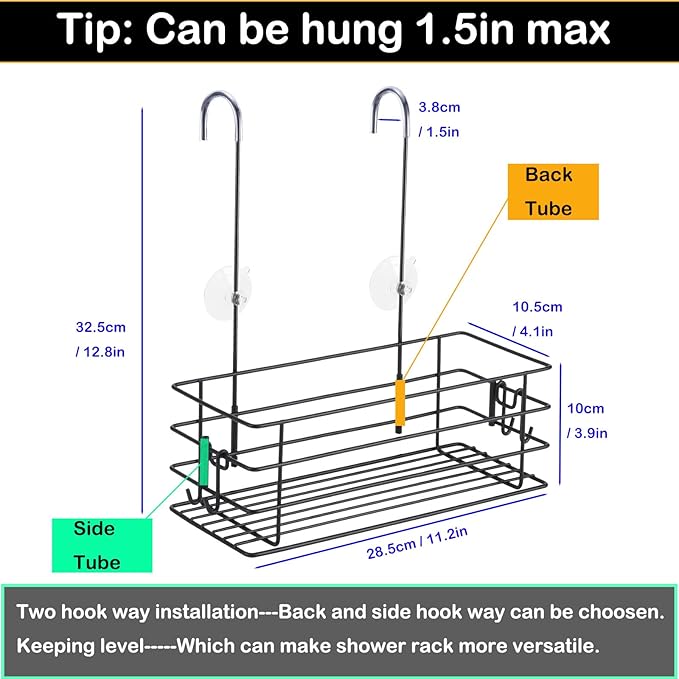 Shower Caddy Hanging Shower Orangizer Stainless Steel Shower Rack