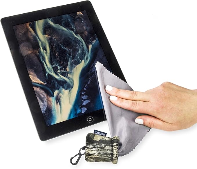 Carson Stuff-It Microfiber Lens Cloth Cleaning System