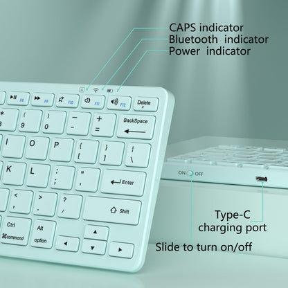 MMK Bluetooth Keyboard, Tablet Keyboard Compatible iPad 11th Generation,iPad 10th/9th/8th & Air 5th/4th, iPda Pro 13/12.9/11-Inch and Air 13/11-Inch Models and More Bluetooth-Enabled Devices-White