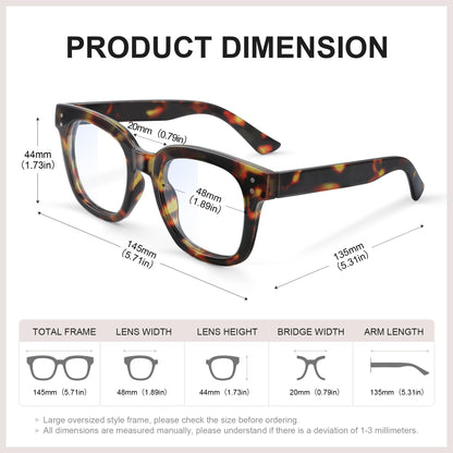 Blue Light Blocking Glasses For Woman/Men,Computer Glasses,Anti Eyestrain & UV Protection Eyeglasses