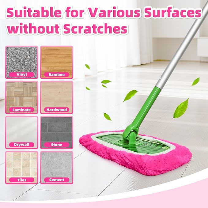 Reusable Mop Pads fit Swiffer Sweeper Mop