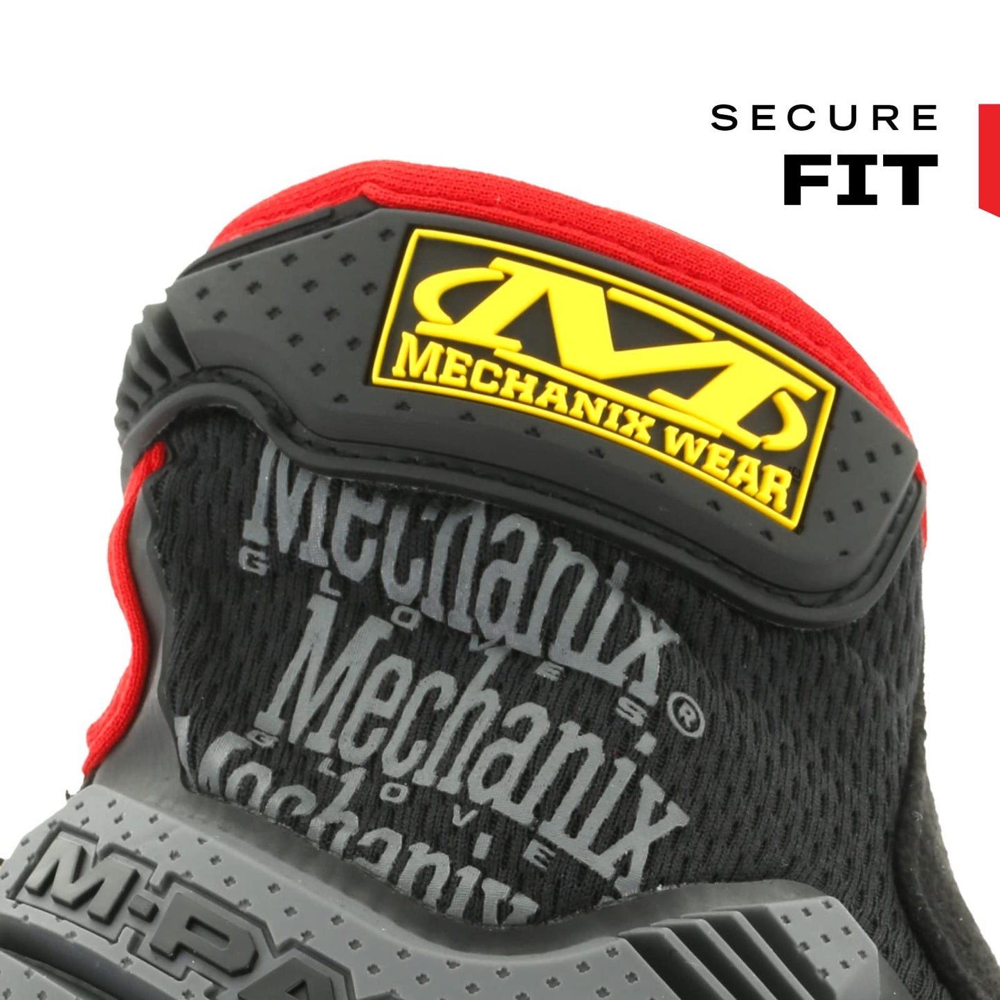 Mechanix Wear - M-Pact Work Gloves (Large, Black/Red)