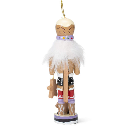 Kurt S. Adler Gingerbread Man Nutcracker Ornament 5 inch Wooden Christmas Decoration