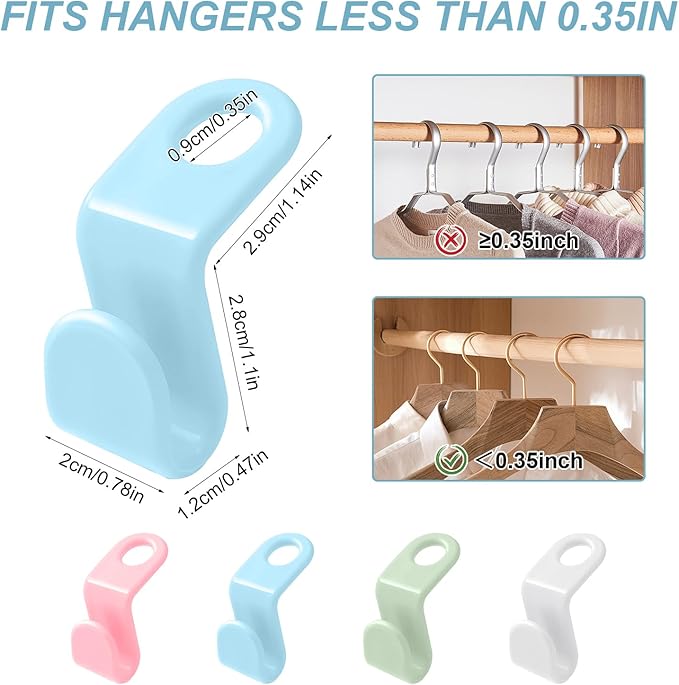 100 PCS Space Saving Hanger