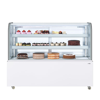 KoolMore 60 in. Refrigerated Bakery Display Case, 17.6 cu. ft. in White (KM-CDHF-17C-WH)