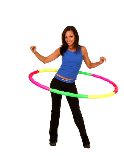 Sports Hoop Weighted Loss Exercise Hoop: Wavy Hoop 2B - 1.8lb (Dia.40.5") Large, for Teenagers. Four neon Colors.