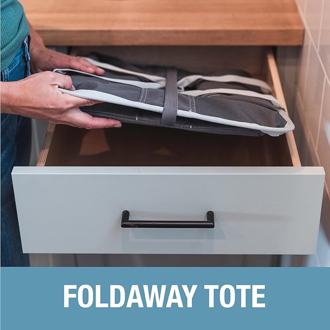 CleverMade Collapsible Laundry Tote 2-Pack – Foldable Carry-All Storage Bin