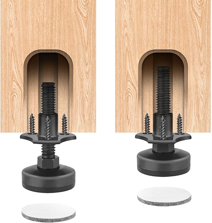 Anwenk 8Pack Leveling Feet Adjustable Furniture Levelers Table Leg Levelers