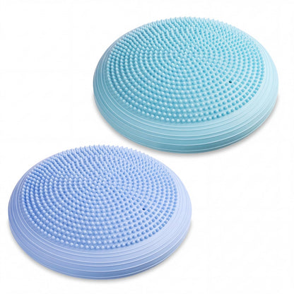 Libima 2 Pcs Wobble Cushion Wiggle Seat Flexible Sensory Seating Balance Disc Board for Men Women Physical Exercise Improving Posture Home Office(Blue)