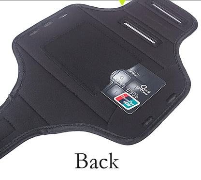 Waterproof Cell Phone Armband, 6.8 Inch x 3.2 Inch Enlarge Phone Bag Phone for Running, Footing, Sports and Mountaineering (Blue)