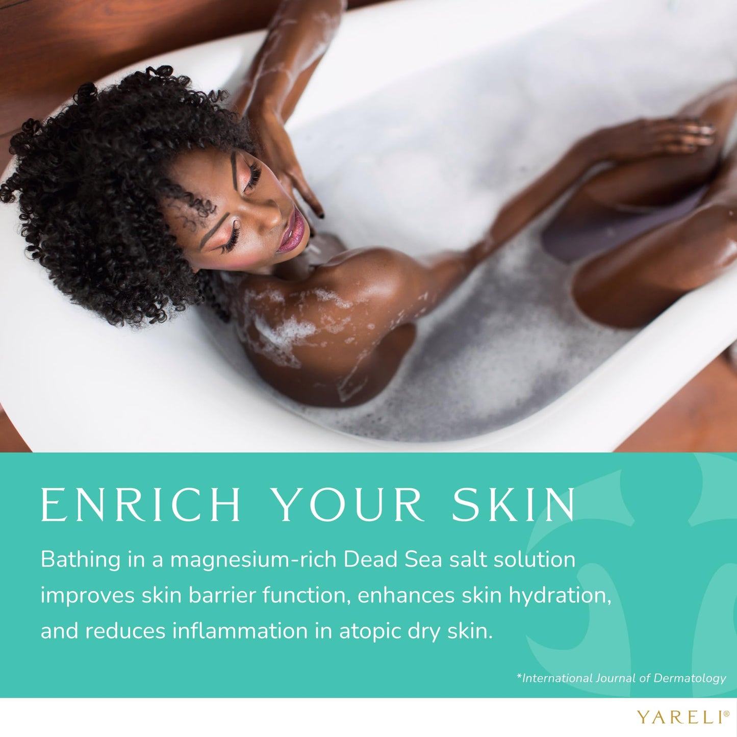 Yareli Magnesium Flakes Dead Sea Bath Soak, 5lb Lavender