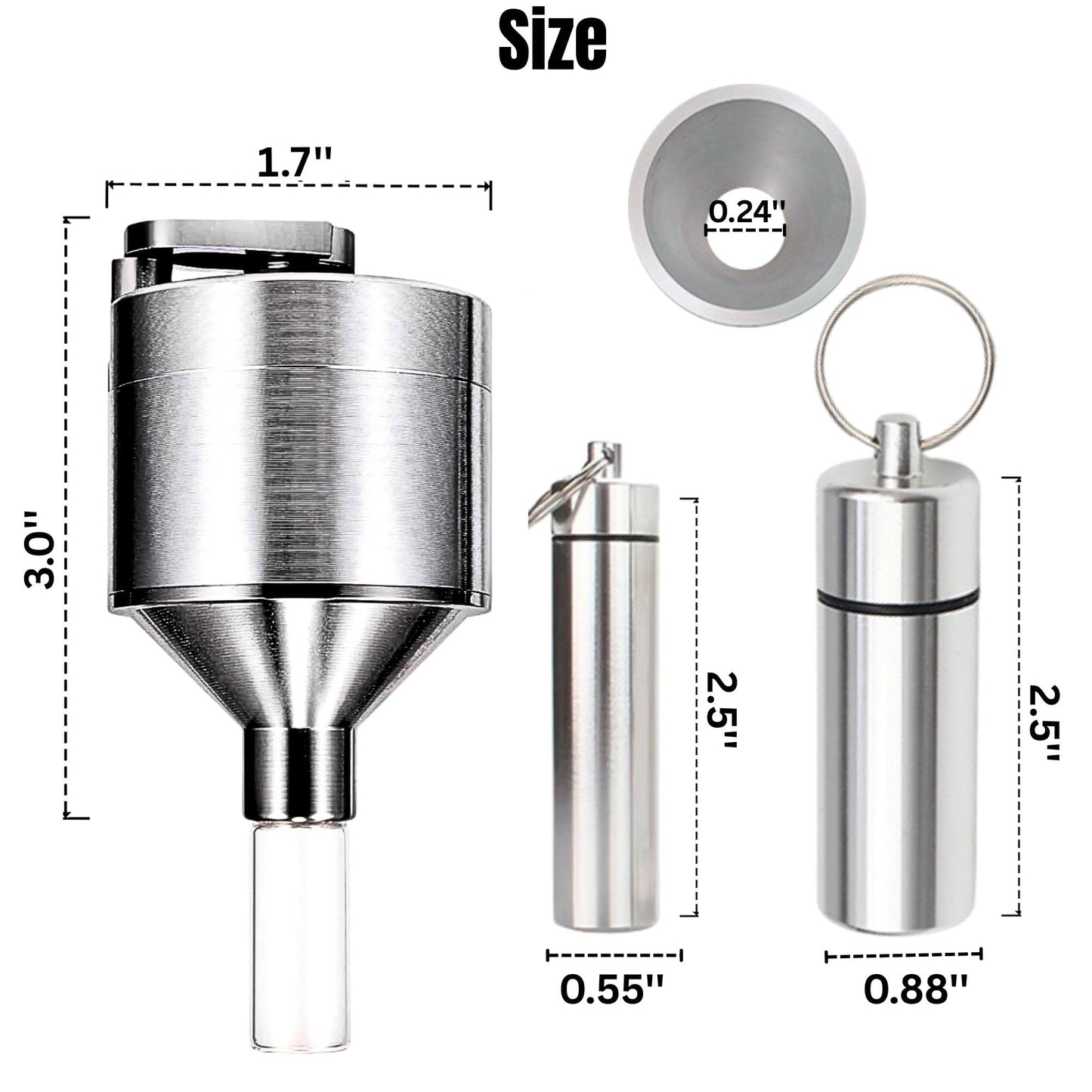 Manual Kitchen Spice Grinder Set for Pepper Salt Seasoning Mill