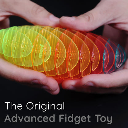 Morf Fidget Worm Toy - Desk Fidgets for Adults - Quiet Worm Fidget Toy Sensory Toys - Fun and Interactive Fidget Toy for Kids - USA Patent Pending Figgy Toys (Rainbow, Small)