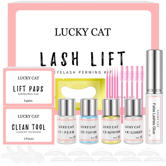2025 Updated Lash Lift Kit Eyelash Perm Kit,Professional lash perm kit,Lash Extensions,Lash Curling,Semi-Permanent Curling Perming Wave Suitable For Salon at Home