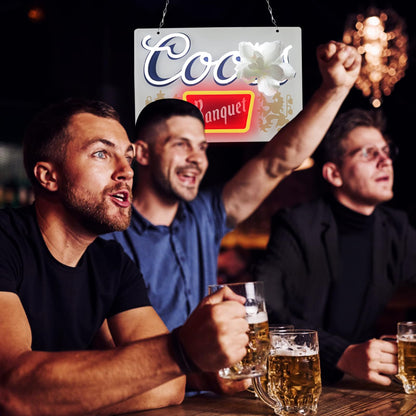 JFLLamp Crs LIGHT Neon Signs for Wall Decor Neon Lights for Bedroom Led Signs Suitable for Man Cave Bar Pub Restaurant Christmas Birthday Party Gift Led Art Wall Decorative Crs Light Bar Sign, 5V Usb Power, 17*11 Inch(Azure+red+white）