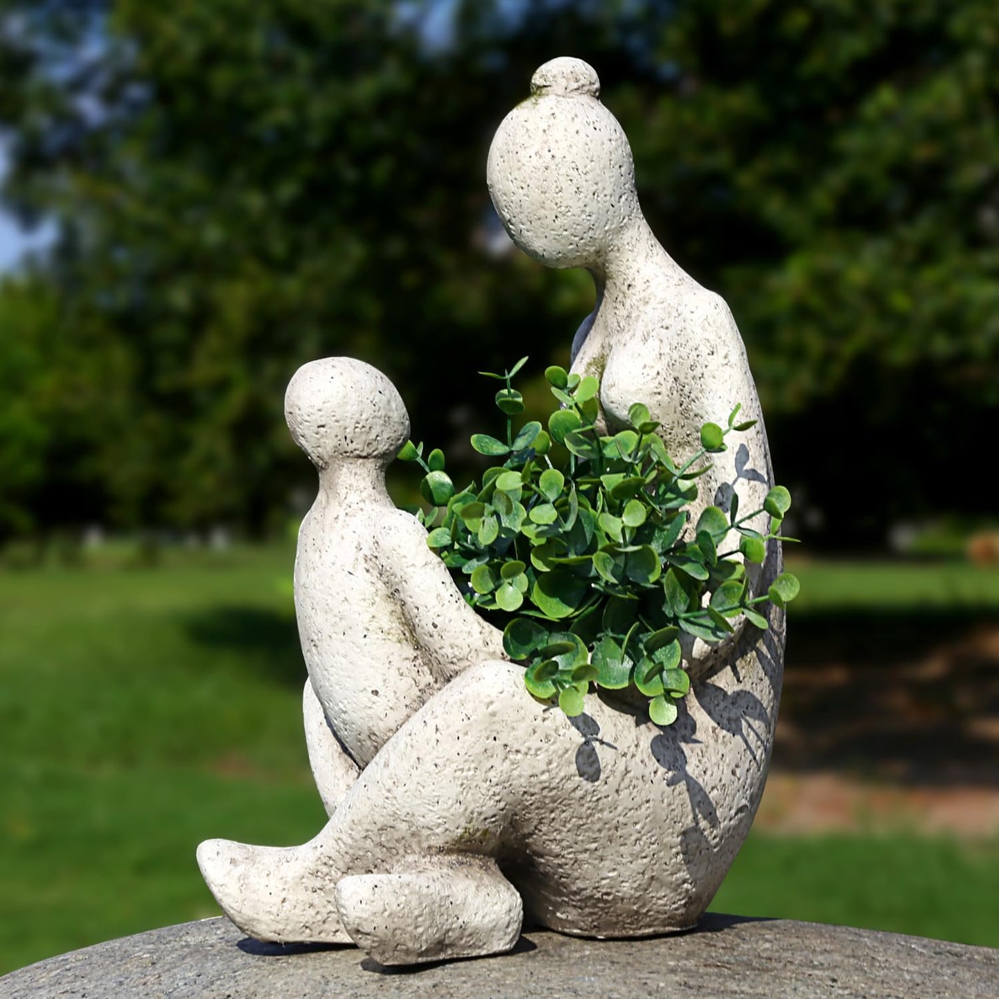 Aclema Unique Planters for Indoor Outdoor Plants Head Face Planter Pot Large Succulent Planters Flower Vase with Drainage Hole Grandmas Love