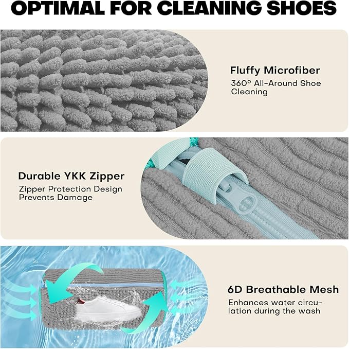 Shoe Washing Machine Bag: Laundry Shoe Bag
