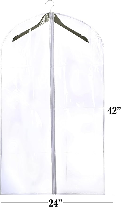 Handy Laundry Clear Vinyl Garment Bag