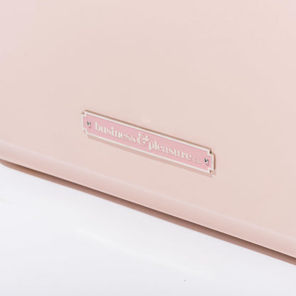 Business & Pleasure Co. Hemingway Cooler - 55 Quart Insulated Ice Chest Cooler - Great for Beach, Picnics, & Boating, Dusty Pink