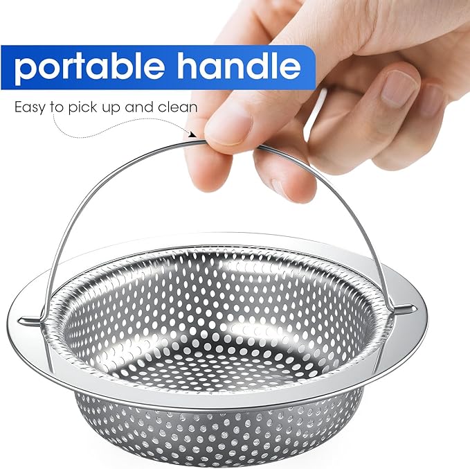 2 Pack 4.5" Kitchen Sink Strainer