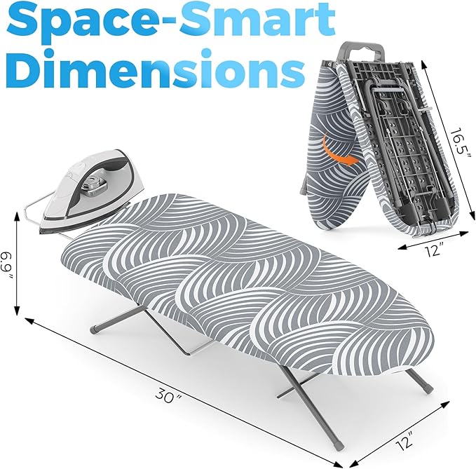 KINGBOARD Tabletop Ironing Board, Small Ironing Boards