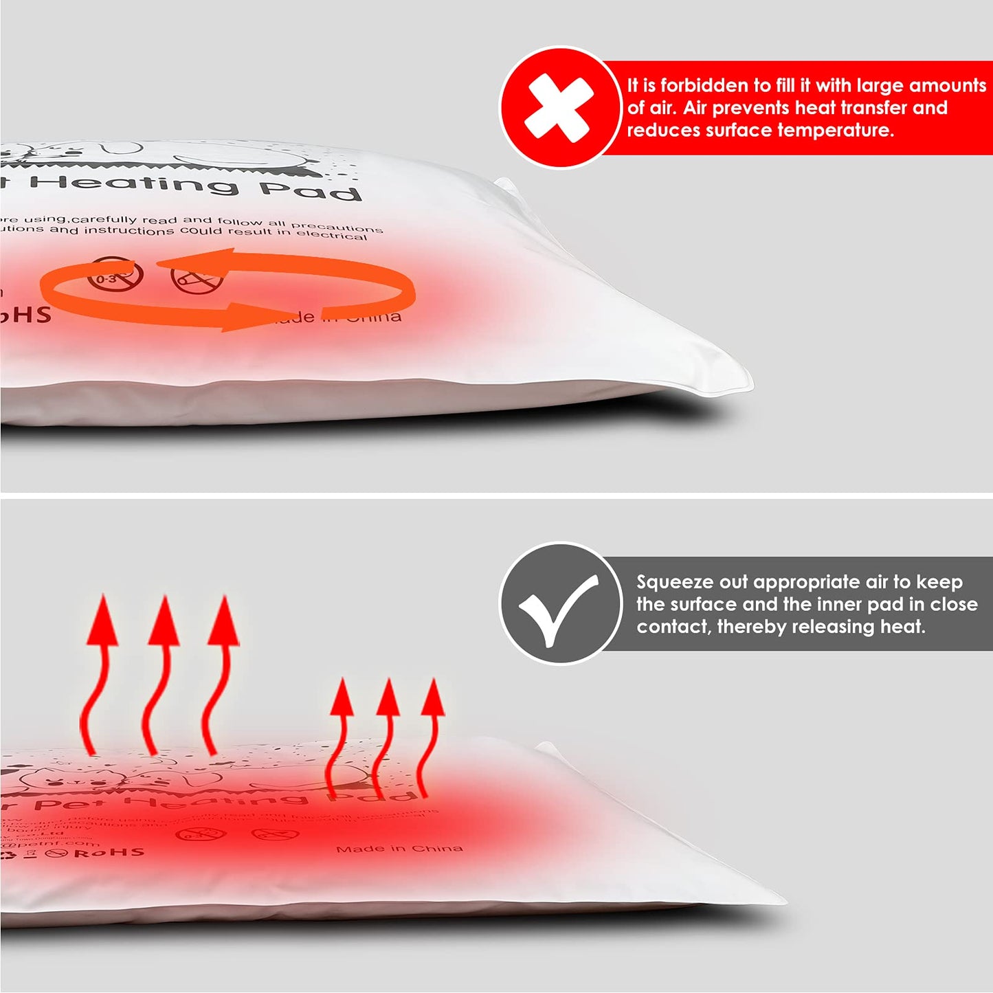 PETNF Outdoor Pet Heating Pads for Dog,Soft Electric Blanket Auto Temperature Control,Heated Mat for Dog House,Whelping Supply for Pregnant New Born Stray Feral Cat Puppy,Safe