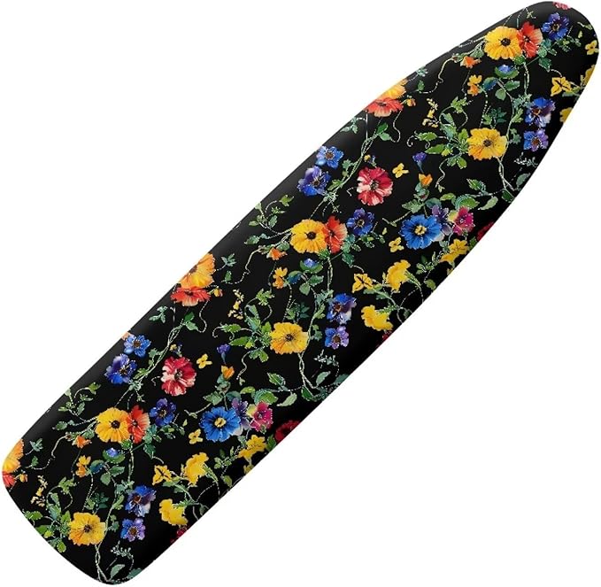 Floral Ironing Board Cover and Pad, Smooth Iron Board Cover, Stain Resistant