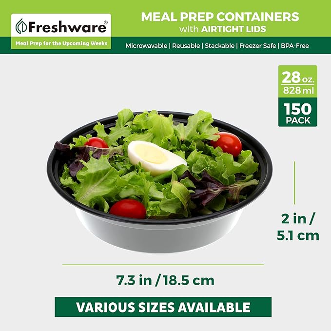 Freshware Meal Prep Containers