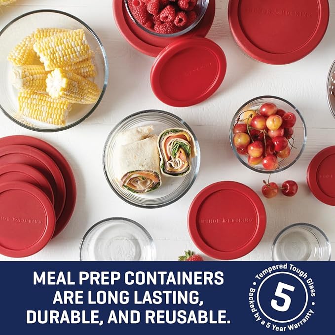 Anchor Hocking 18 Piece Glass Storage Containers