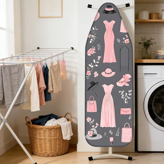 Nuxovilar Ironing Board Cover Needle Cotton 15x54 Inches | Ironing Board Cover