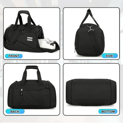 Urbanstand Gym Bag for Men & Women - 30L Duffel Bag with Shoe Compartment, Weekender Water Resistant Sports Duffle Bag for Travel, Fitness & Workouts, Medium