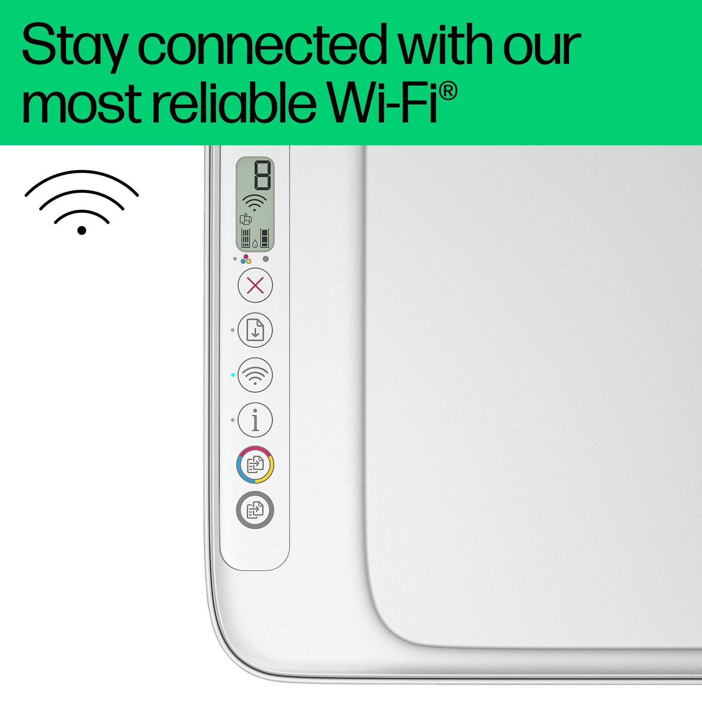HP DeskJet 2810e All in One Printer | Perfect for Home | Colour | Wireless | Print, Scan & Copy | 3 Months of Instant Ink included Easy Setup & Reliable Wi-Fi | White