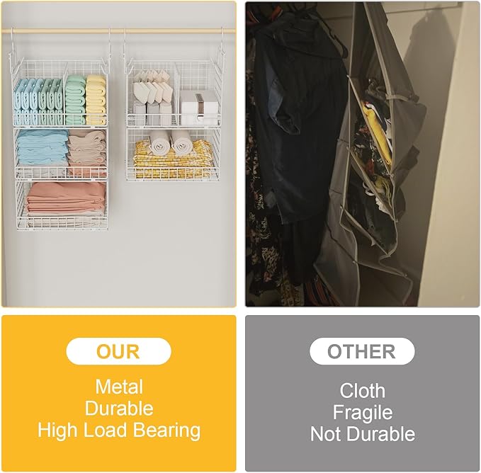 5 Tier Hanging Closet Organizer