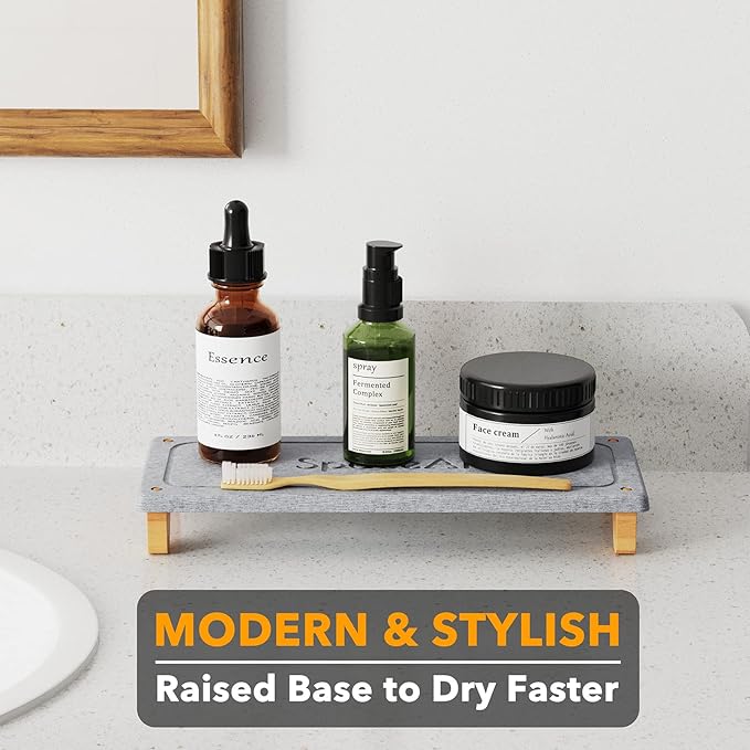 SpaceAid DryingNeat Sink Organizer, Instant Dry Sink Caddy Organizers, Kitchen