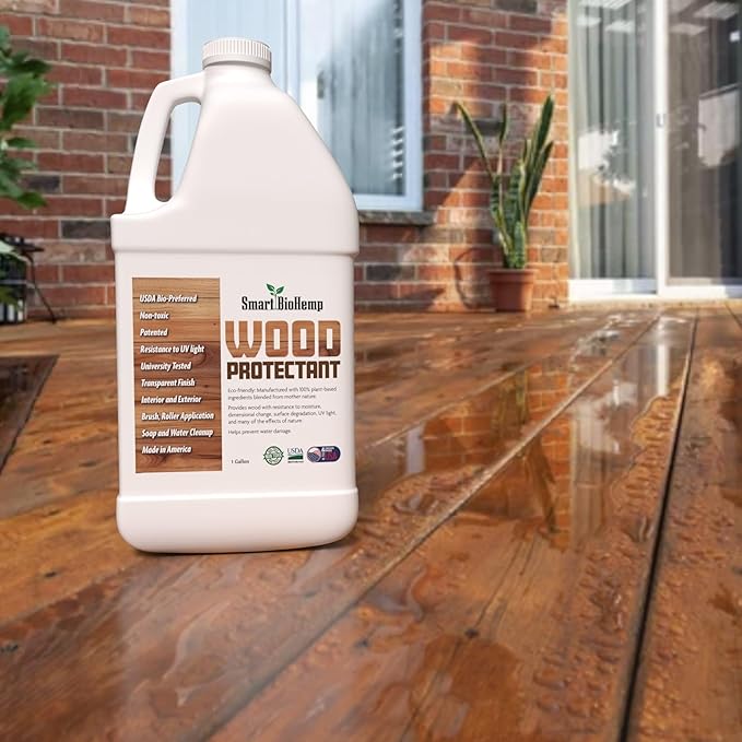 Plant-Powered 2.5-Gallon Wood Protectant, Protects from Water & UV Rays