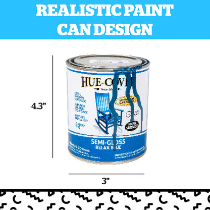 BigMouth Quart of Paint Diversion Can Safe, Hidden Stash Container for Valuables, Realistic Weighted Secret Compartment