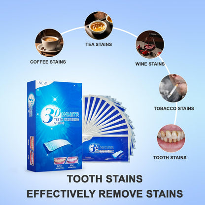 Teeth Whitening Strips 14 Treatments Kit - For Teeth Whitening , Deep Stains Removal, Carefully Designed Whitening Strips, Allowing You To Have a Brighter Smile(28 Pcs)-The Hypothesis of Love 001