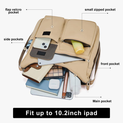 CLUCI Travel Purses for Women, Waterproof Nylon Crossbody Bags for Woman Trendy, Anti Theft Shoulder Handbags for Ladies