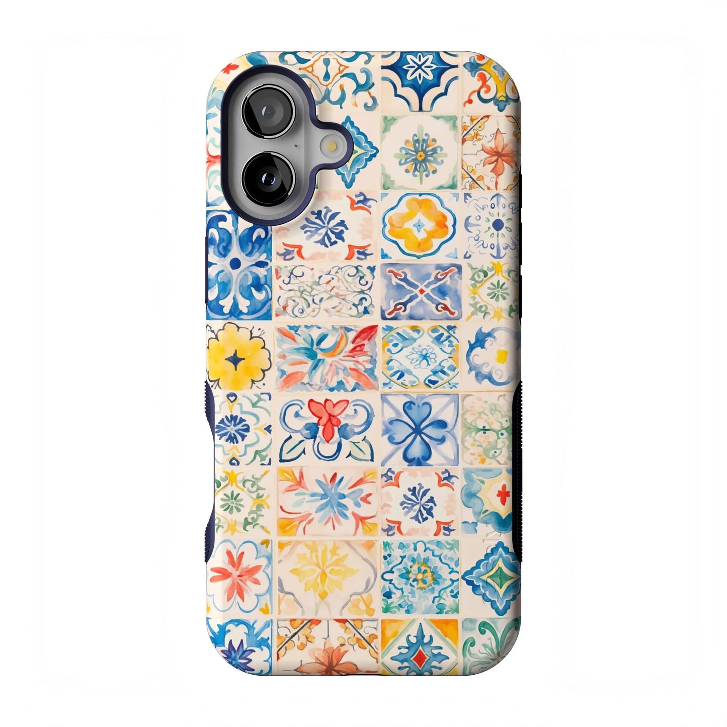 Casely iPhone 16 Plus Case | Blue Stripes | Sunday Best | Compatible with MagSafe | Bold Protective Design