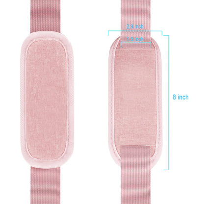 Shoulder Strap, Durable 55" Universal Replacement Laptop Shoulder Strap, Adjustable Comfortable Belt with Metal Hooks for Briefcase, Computer Messenger Bag, Laptop Case Luggage/Duffel/Camera, (Pink)